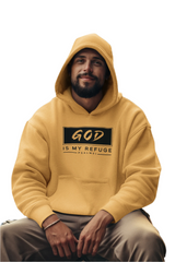 God is My Refuge Men's Hoodie