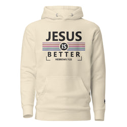 Collection of "JESUS is Better" Men's Hoodie in a gallery layout